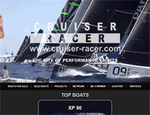 Tablet Screenshot of cruiser-racer.com